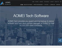 Tablet Screenshot of aomeitech.com